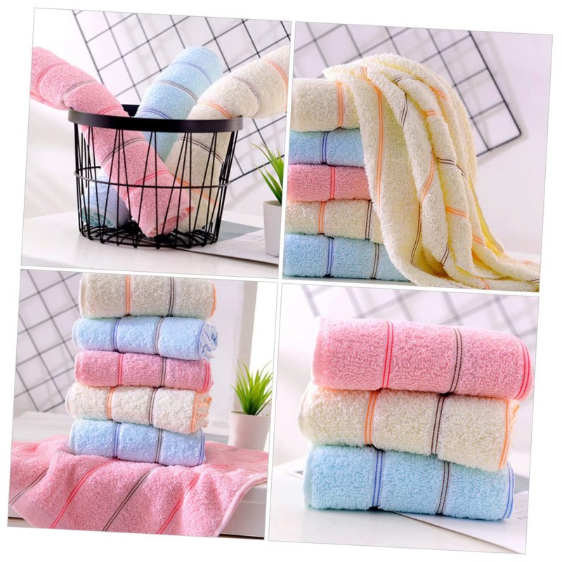 NOLITOY 3pcs Water Absorption Towel Muslin Wrap for Face and