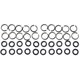 20 Sets of 3/8" Impact Wrench Socket Retainer Rings with O-Ring,Impact Friction Ring,hog Ring.