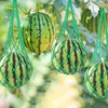Rerialsaera 10Pack Melon Hammock Watermelon Nets with 20 Cable Zip