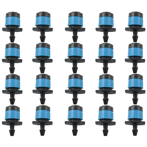 LQ Industrial 20PCS Plug Tip Vortex Adjustable Fountain Drip Head