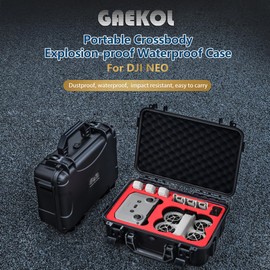 Neo Case, Waterproof Hard Carrying Case for DJI Neo Fly More Combo, Travel Storage Case For DJI NEO Accessories (RC-N3 Remote Controller, Intelligent Flight Battery, Charging Hub)