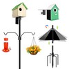 YINGYM Bird Feeder Pole, 79 Inch Heavy Duty Bird House