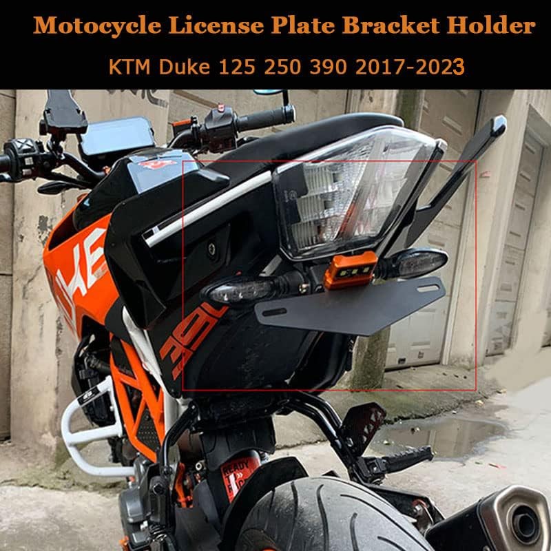 Motorcycle License Plate Holder for Duke 125 250 390 DUKE390