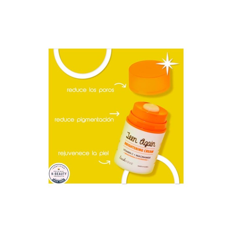 Crema facial iluminadora