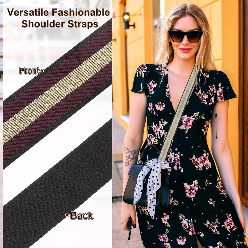 sourcing map 5 Yards Nylon Webbing Strap, 1 3/8-inch(38mm) Striped