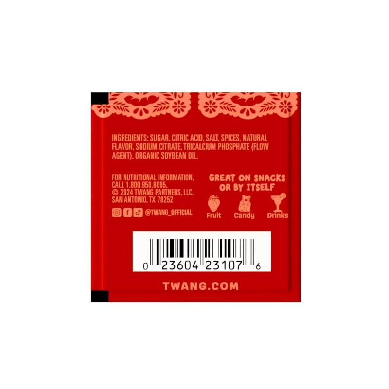 Twang Tamarind Snack Salt Packet (Box of 200)