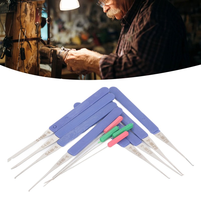 12PCS Tap Extractor Spring Steel Tap Remover Tool Kit Stripped