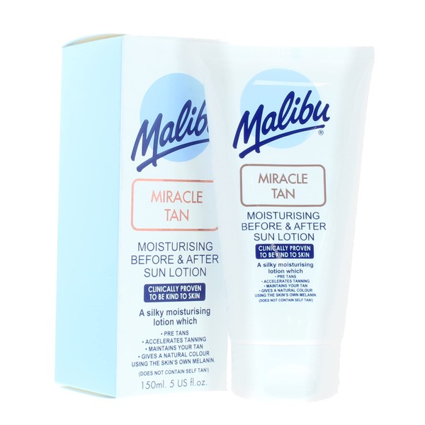 Malibu Malibu Sun Miracle Tan, Before and After Sun Lotion,