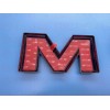 Auto Front & Rear GMC Gloss Black OVERLAY Emblem Badge