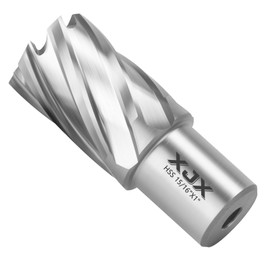 XJX 15/16”x1” Annular Cutter, 3/4 Inch Weldon Shank Magnetic Drill Bit HSS Steel