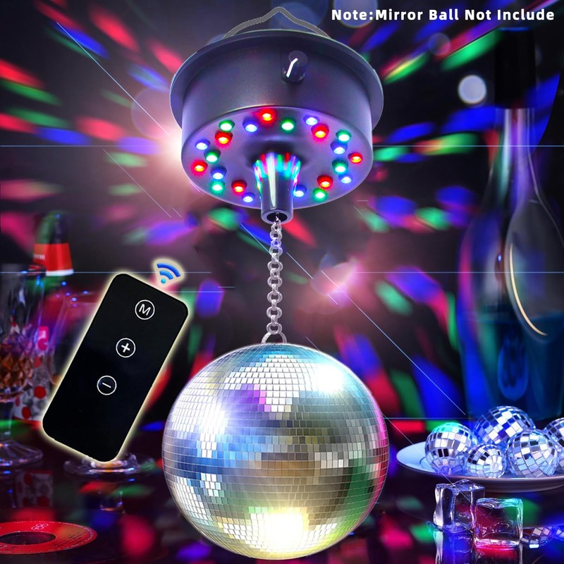 Remote Control 5 RPM-9 RPM Adjustable Mirror Ball Rotating Motor