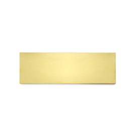 QWORK® H62 Corrosion Resistant Brass Sheet (0.5 mm, 100 mm x 300 mm)