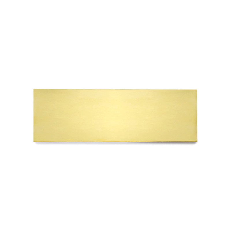 QWORK® H62 Corrosion Resistant Brass Sheet (0.5 mm, 100 mm