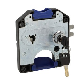 UMAXO® Deposit Lock for 1 Euro Coins. Coin Lock for Lockers, Changing Lockers, School Lockers, Cupboards etc. (Locking Right)