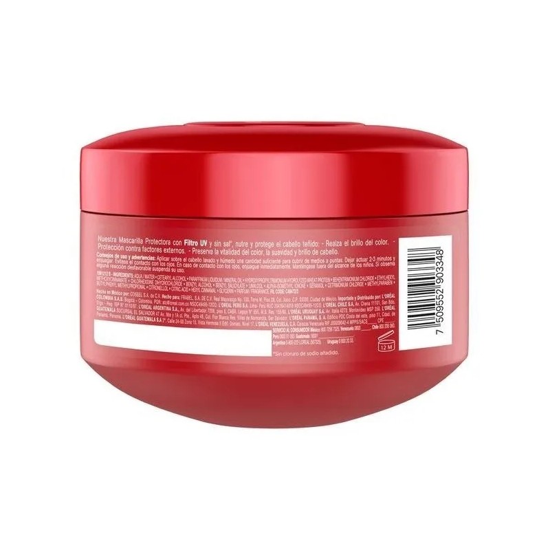 Mascarilla Cabello Color Vive Elvive L´oréal Paris 300g