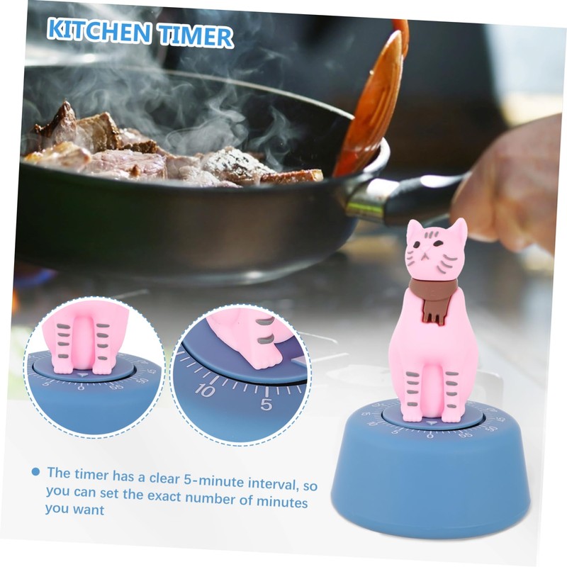 STOBAZA 1pc Practical Mechanical Kitchen Timer Wind Up Countdown Timer