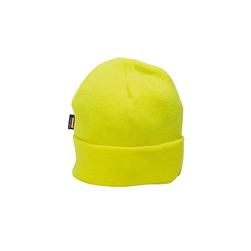 Portwest B013YER Insulated Knit Cap, Insulatex Lined, Regular, Yellow