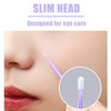 UEAVOID Pack of 100 Head Bendable Ultra Fine Microbrush Micro