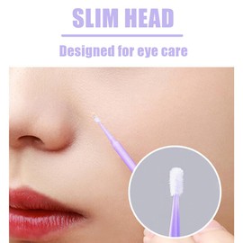 UEAVOID Pack of 100 Head Bendable Ultra Fine Microbrush Micro Brushes Cleaning Sticks for Mini Brush Eyelash Extension Accessories for Makeup and Cleaning