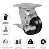 FOVERSWIVE 4"x2" Industrial Casters - Heavy Duty Caster,Phenolic Caster Wheel,