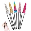 FOMIYES Elastic Hair Band Set 5pcs Unique Unicorn Headwrap Stretchy