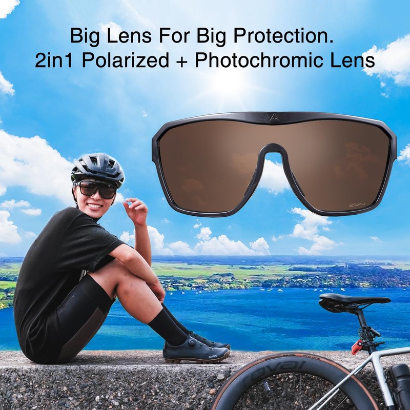 ALTALIST KAKU LS1 Dimmable Lens (Black Frame Brown Smoke Lens)