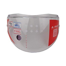 LS2 FF399 Valiant Helmet Visor Flip Up Modular Helmets Replacement Lens Glasses (Transparent/Clear)