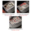 Acrylic Jewelry Box With 5 Drawers Clear Earring Storage Organizer