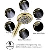 G-Promise Handheld Shower Head High Pressure 6 Spray Settings, Detachable