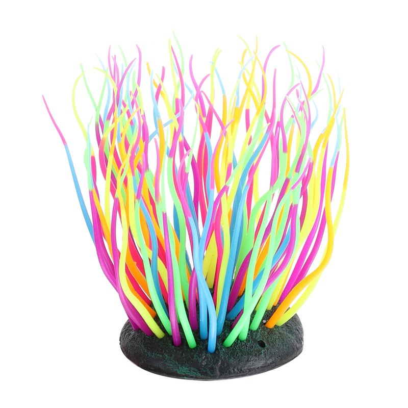 Artificial Sea Anemone Coral Soft Silicone Simulation Luminous Sea Anemone