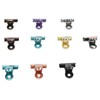 10pcs Colored Hinge Clips Dustproof Rustproof Electroplated Metal Hinge Clips