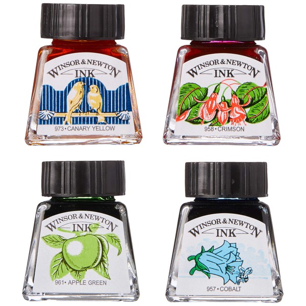 Winsor & Newton 1110030 30 ml Bottle of Calligraphy Ink