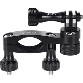 HSU Handlebar Seatpost Camera Holder 360° Rotation No Wrench Needed Aluminum Products for GoPro Hero12/11/10/9/8/Max7/6/5/DJI Osmo Action