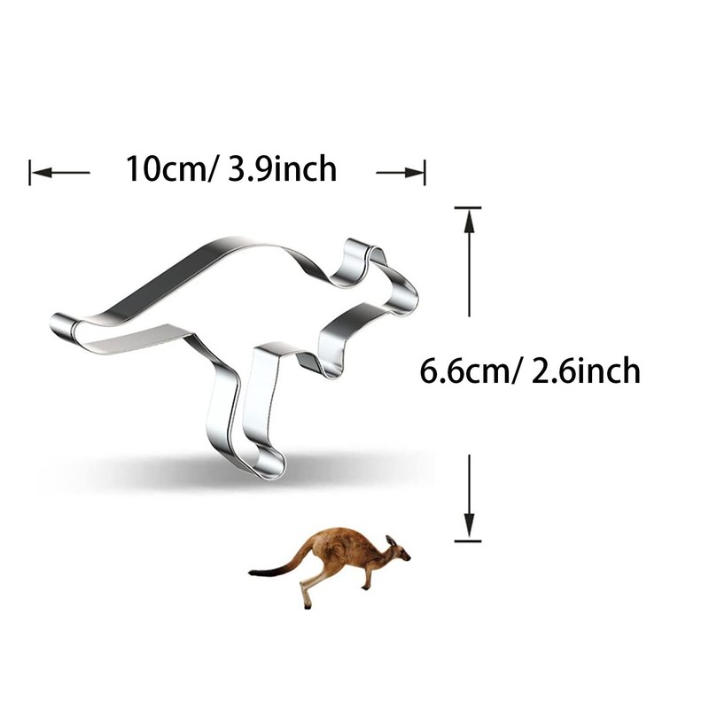WDYJMALL Kangaroo Shape Cookie Cutter