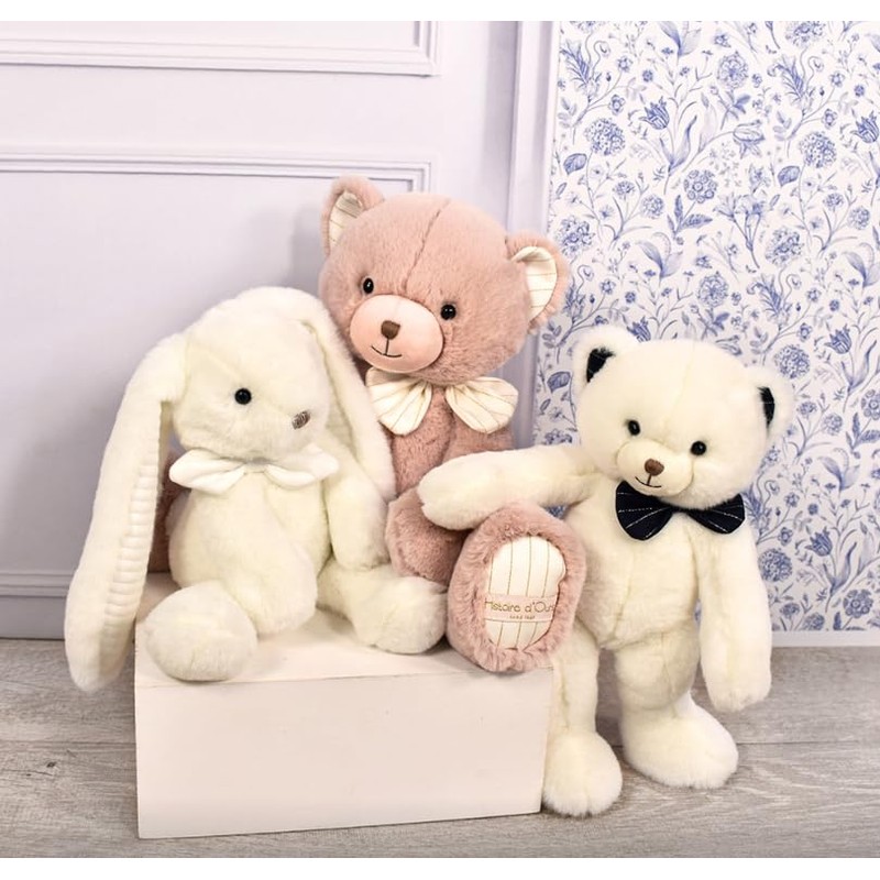 Histoire d'ours - Plush Rabbit - White - 30cm -