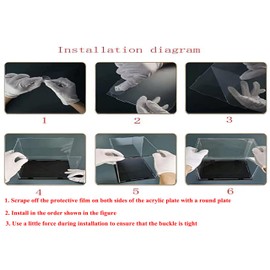 Clear Acrylic Display Case Assemble Opening Door, Thickened Base, Dustproof Protection Showcase for Action Figures, Toy Collectibles (25 x 15 x 18 cm/10 x 6 x 7 inches)