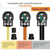 2-in-1 Nema 6-30P/6-50P Plug 30/50 Amp 250 Volt Angle Plug,