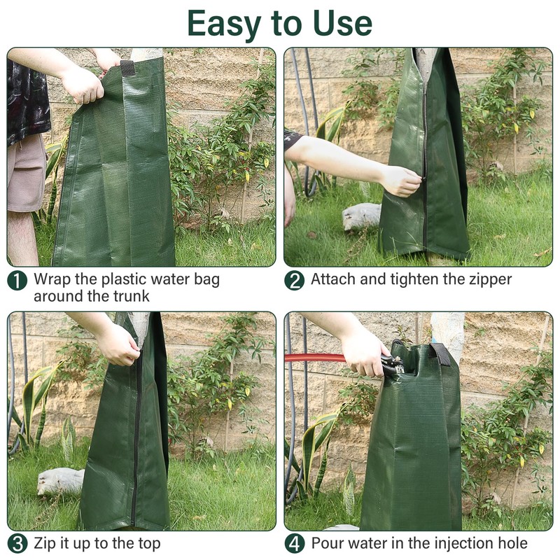 Toriexon 3 Pack Tree Watering Bags, 20 Gallon Slow Release