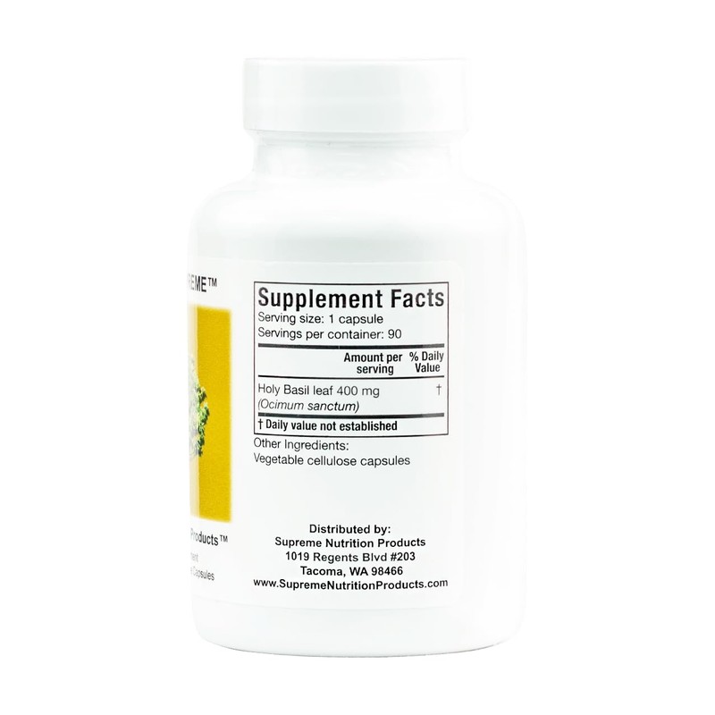 Supreme Nutrition Tulsi Supreme – Holy Basil Capsules - 90
