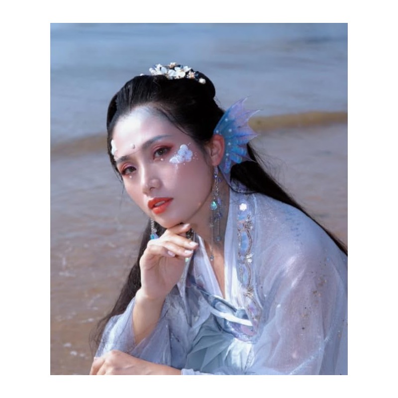 CoBtee Ear Cuffs Auricular Fins Elf Ear Cuffs Clips Earrings