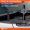 Anodized Carbon Fiber Antenna 3-Inch, Short Truck Antenna for Ford