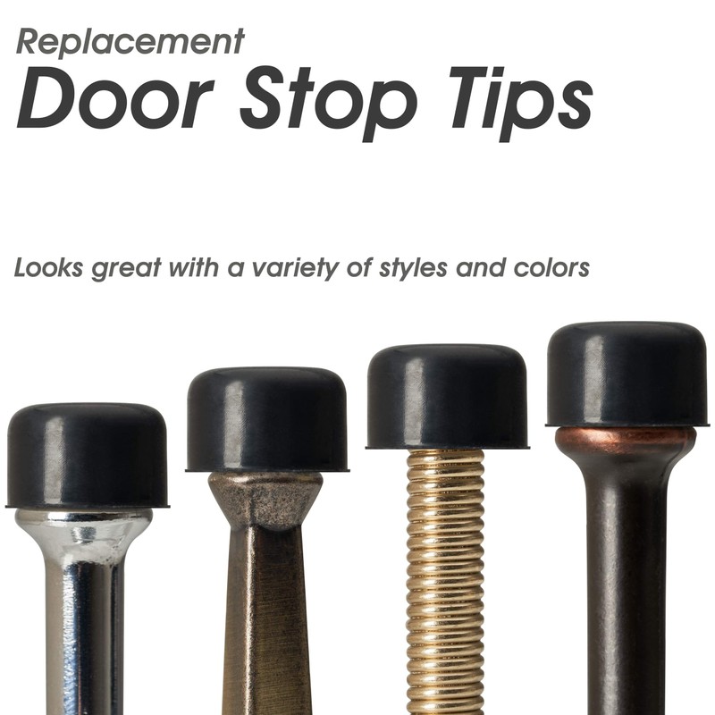 Premium Rubber Door Stop Stud Replacement Tips – Doorstopper Bumpers,