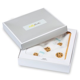 LollyBanks Milk Cookie Muslin Quilt | Baby Blanket | Oversized 47" x 47" | 6 Layers Muslin Crib Blanket for Boys and Girls | 70% Viscose Made from Bamboo + 30% Cotton