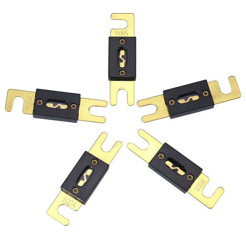 Bumbesti 500A ANL Blade Fuse Gold Plated ANL Fuse 500Amp