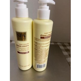 SPA LUXURY NON AEROSOL SUPER SMOOTH SHAVE CREAM VANILLA LAVENDER 2 EA 7 OZ EA