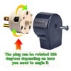 Nema 5-15P 15AMP 125Volt Male Plug,USA Canada Male DIY Rewirable