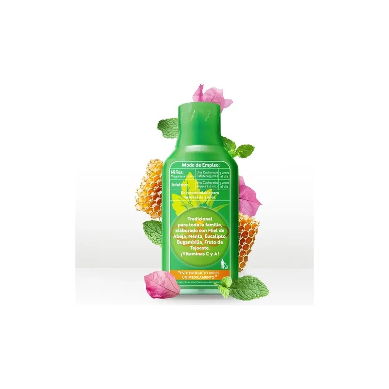 Ajolomiel Jarabe Suplemento Con Vitaminas C & A (2-pack) Menta-eucalipto