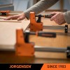 JORGENSEN 2pack 36-inch Bar Clamps, 90°Cabinet Master Parallel Jaw Bar