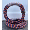 39ft Poly Nylon Blue and Orange Western Rodeo Rope, Charro