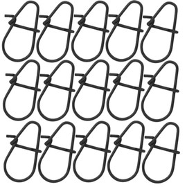 Spro Matte Black HD Snap Size 9.5 mm / 35 kg - Snaps for Spin Fishing, Hook for Spin Fishing, Leader Swivels, Spinning Swivels